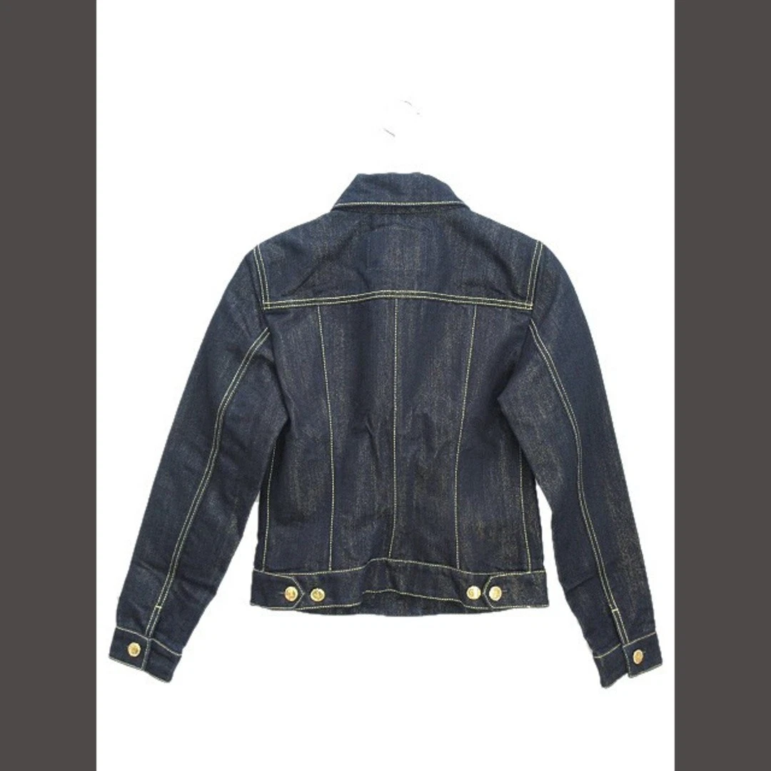 LOUIS VUITTON（LV） Louis Vuitton giacca denim glitter 34 indaco oro G jeans capospalla usata