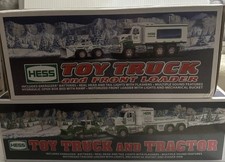 Hess Toy Truck and Front Loader 2008 With Toy Truck And Tractor 2013