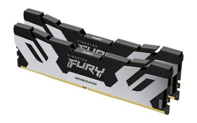 Kingston Technology FURY 32GB 6400MT/s DDR5 CL32 DIMM (2er Set) Renegade Silver