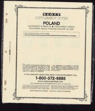 Scott Specialty Series Album Pages: Poland 2004 53 NEW  and wrapped aka 338S004^