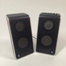 Logitech V20 Notebook Speakers w/Zippered Case - Laptop portable USB Powered