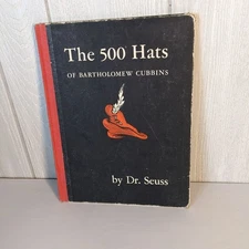 Vintage Hardcover 1938 The 500 Hats of Bartholomew Cubbins Dr. Seuss EUC