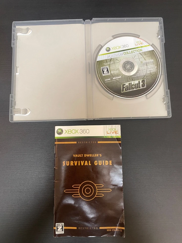 Fallout 3 FO3 Fall Out Platinum collection Import Japan Xbox 360 Japanese ver. - Image 2 of 4