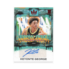Keyonte George 2023 Court Kings FRESH PAINT RUBY AUTO RC /99 #FP-KGU