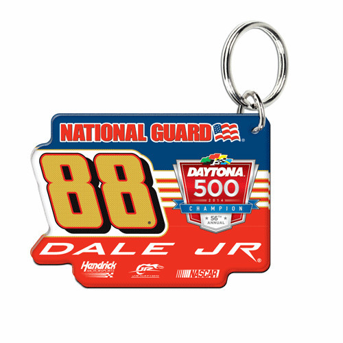 LLAVERO ACRÍLICO PREMIUM DALE EARNHARDT JR #88 DAYTONA 500 CAMPEÓN 2014 NASCAR - Imagen 1 de 1
