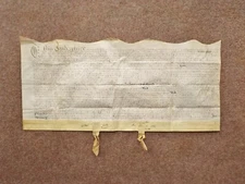 1664 Staffordshire  17th century Vellum Deed Indenture house + load of coal