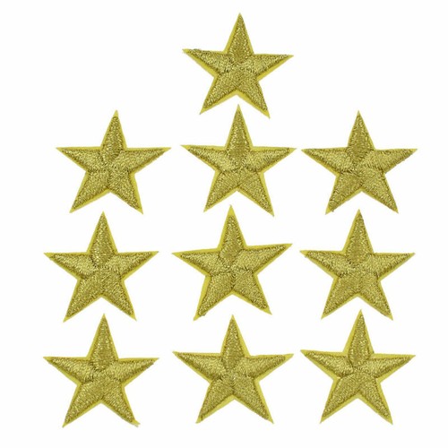 10 estrellas bordado lentejuelas parche costura ropa vaquera bolsa apliques decoración hágalo usted mismo - Imagen 2 de 25