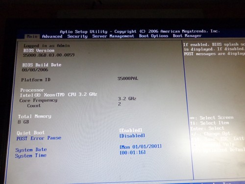 Intel S5000PAL 1U Server 2x Intel Xeon 3.2GHz 8GB DDR2 RAM 8r1500al8a8 - Picture 3 of 6