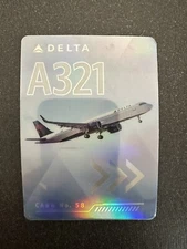 DELTA Airlines Pilot Trading Card A321 #58 Airbus A321NEO