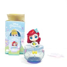 Miniso Disney Princess Jewelry Box Ariel Mermaid Dreamy Flowers Blind Box Blue