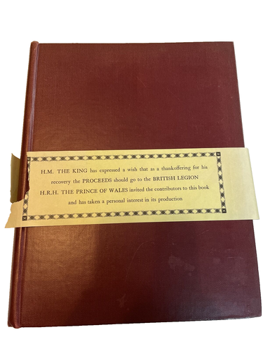 Die Legion Buch Kapitän Baumwolle Minchin Kassette 1929 königlicher Druckblock HB Buch