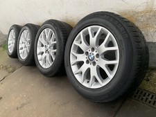 Original BMW X5 E70 F15 18 Zoll Kreuzspeiche 177 Winterräder Run Flat DOT14 5mm