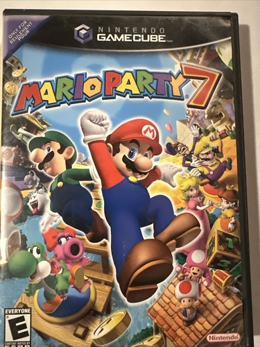 Rare Mario Party 7 (GameCube, 2005) Tested Working CIB COMPLETE IN BOX - Picture 2 of 24