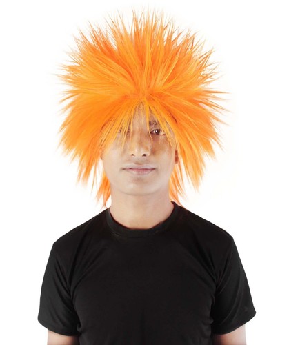 80er Stachel Rock Perücke für Herren - Punk Rockstar Haarband Kostüm Accessoire Retro Fan - Bild 44 von 192