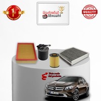 Set Service 4 Filter Mercedes Gla 200 Cdi 100KW 136CV Von 2013->