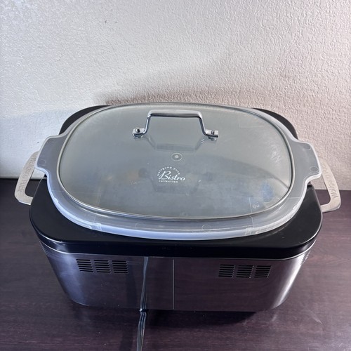 Wolfgang Puck Gourmet Multi/Versa 6 Quart Slow Cooker Stainless Model BESC0030 - Picture 10 of 18