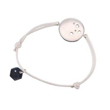 Christofle BeeBee Sterling Silver Adjustable Cord Children's Bracelet 6760118