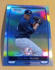 2012 Bowman Chrome Draft Prospects Refractor Caleb Frare #BDPP79 - Yankees