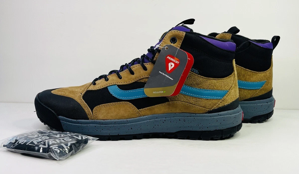 Vans Men’s Ultrarange Exo High MTE ‘Tobacco Black’ Sneaker Boots Black/Tan/Blue Ultrarange EXO Hi MTE-1 – Premier main image 4