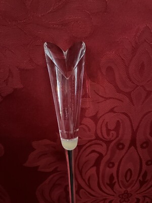 HOYA CRYSTAL　ホヤクリスタル　ハート NEW FLAWLESS Exceptional HOYA Japan Art Glass Crystal HEART On