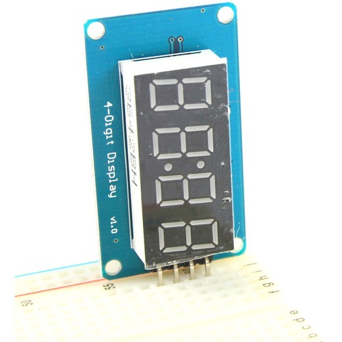 4 Digit Red 7 Segment LED Module TMH1637 Digital Clock Arduino Flux Workshop - Picture 4 of 4