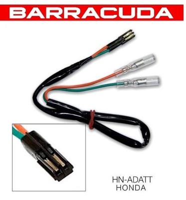 BARRACUDA COPPIA CAVI CABLAGGIO ADATTATORI FRECCE HONDA CBR 600 RR 2007-2012