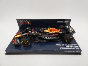 MINICHAMPS 417230701 1/43 Rosso Bull RB19 Massimo Verstappen Winner Monaco Gp