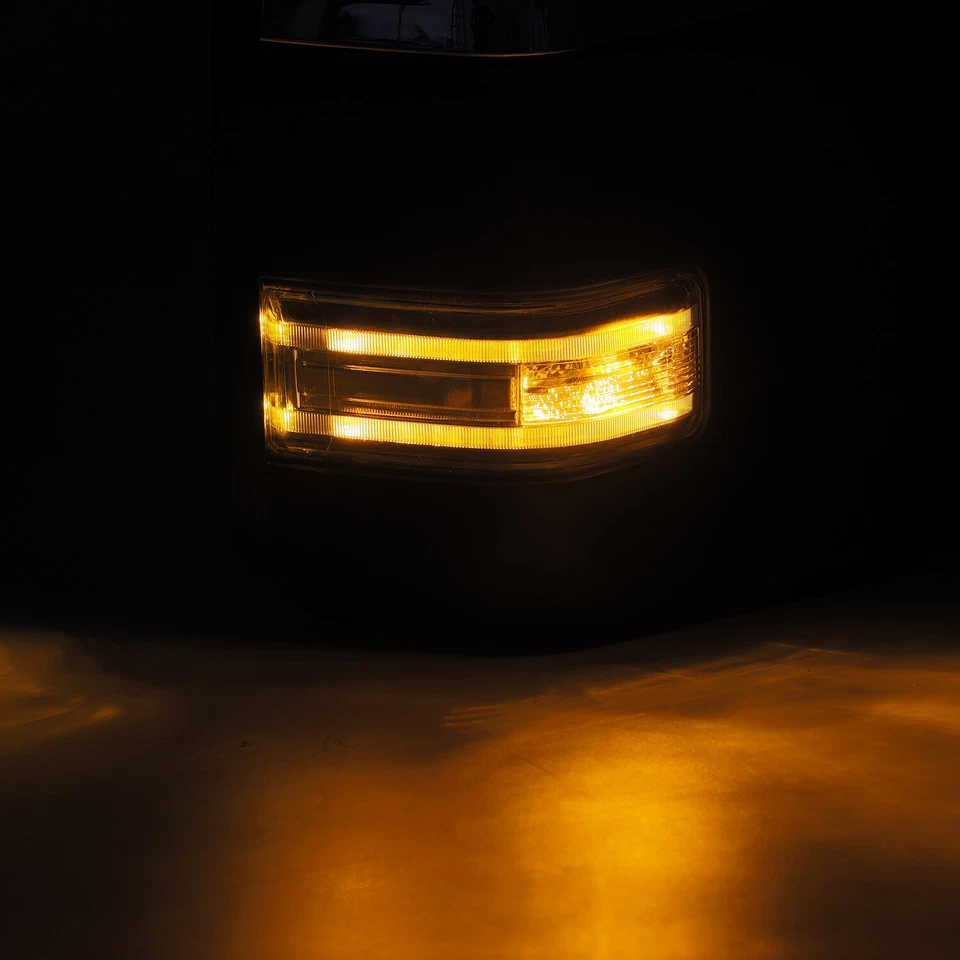 For 2015-2018 Ford F150 Power Heated Towing Mirrors+Puddle Lamps+LED Turn Signal Foto 2 de 4