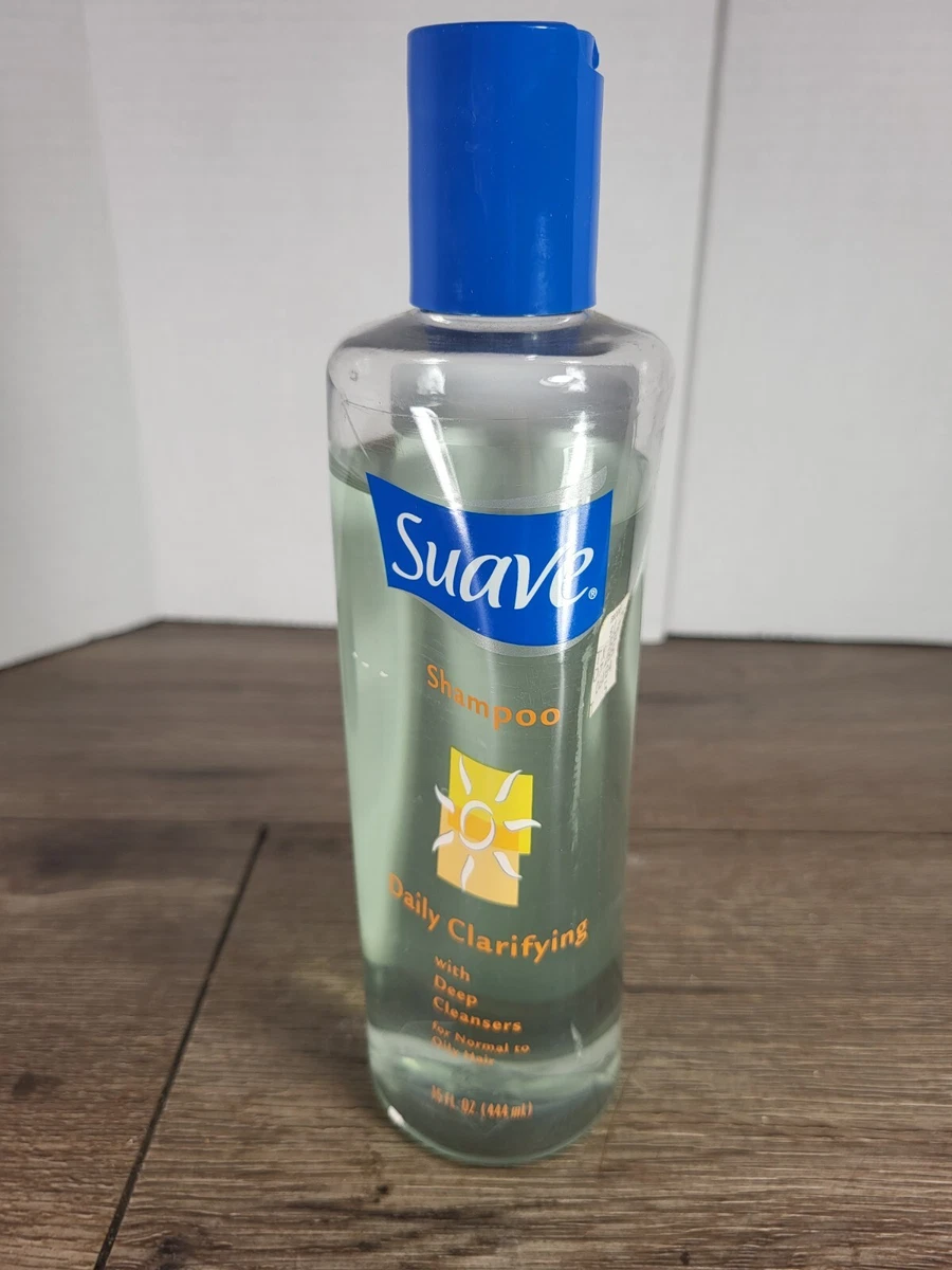Vintage Suave Shampoo Daily Clarifying W Deep Cleansers 15 Oz