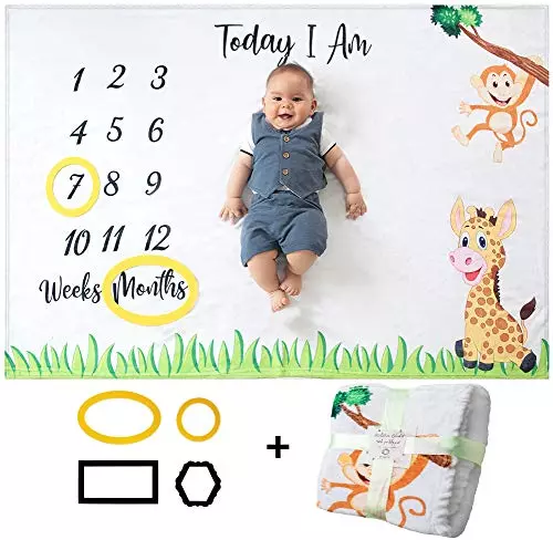 Monthly blanket baby boy new arrivals