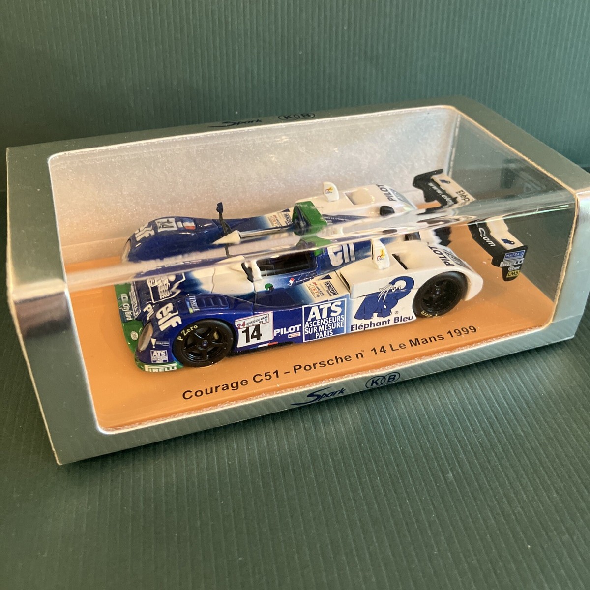 1:43 Spark Minimax Courage C51 Porsche 14 LeMans 1999 F1