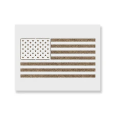 American Flag Stencil - Durable & Reusable Mylar Stencils
