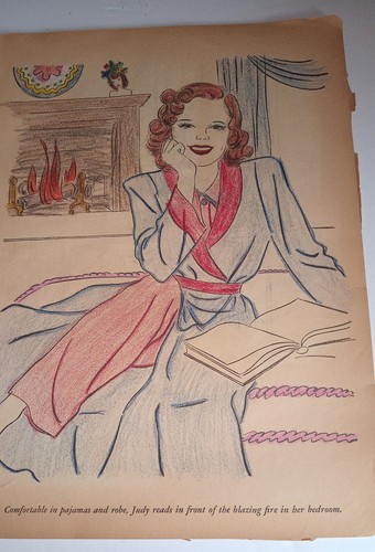 SALE! 1941 JUDY GARLAND Paint Book MGM STAR AUTHORIZED EDITION #601 WHITMAN - Picture 13 of 24