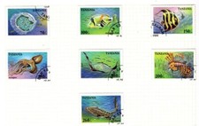 Tanzania 1995 Fish set Used CTO