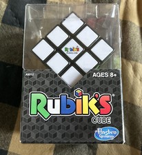 NEW 2014 RUBIK'S CUBE 3x3 Puzzle Cube Game W/  Stand Rubik's Hasbro Toy Original