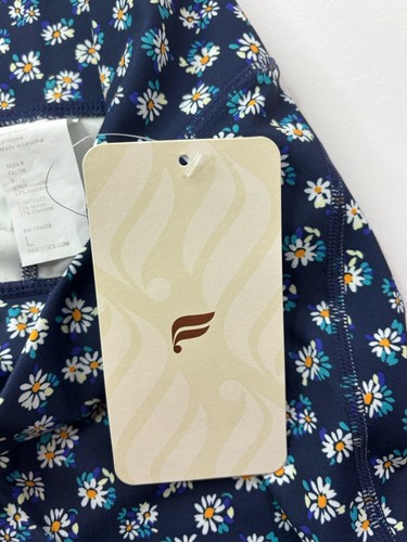 Fabletics Women's L Large Floral High Waisted 7/8 Leggings Side Pockets NEW NWT - Picture 9 of 24