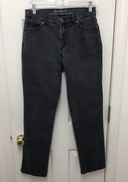 Gloria Vanderbilt All- Around Slimming Effect Jeans/ Size 8 Short/ Black Wash | eBay