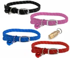 Cat Collar Softweave Soft Weave Elasticated Reflective Metal Buckle & Bell