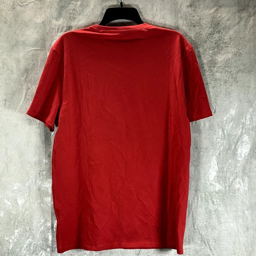Camiseta de manga corta GUESS para hombre sensual roja cuello redondo logotipo clásico talla XL - Imagen 2 de 11