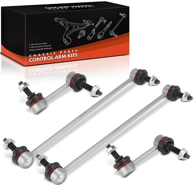 4Pcs Sway Bar Link Kit for Hyundai Sonata 15-19 Kia Cadenza Optima Front & Rear