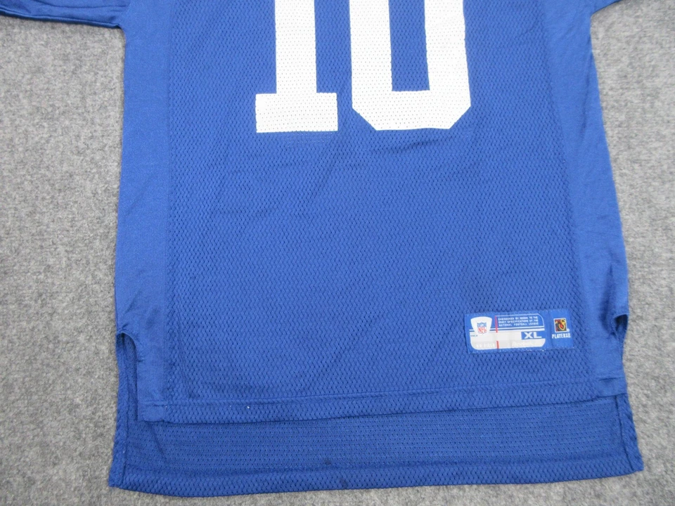 Camiseta Eli Manning New York Giants Niños Extra Grande Azul NFL Fútbol Reebok Foto 2 de 4