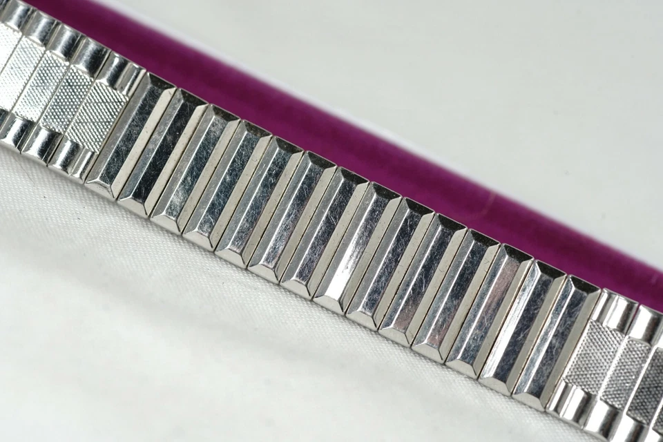 Pulsera Reloj Vintage ROWI NOS Hombre Diseñador Expansión Extremos 15.5mm Foto 4 de 4