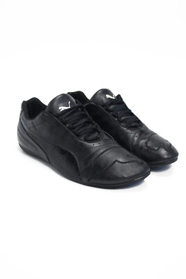 Puma 2000s Vintage Glitter Strip Leather Sneaker Shoes Y2K
