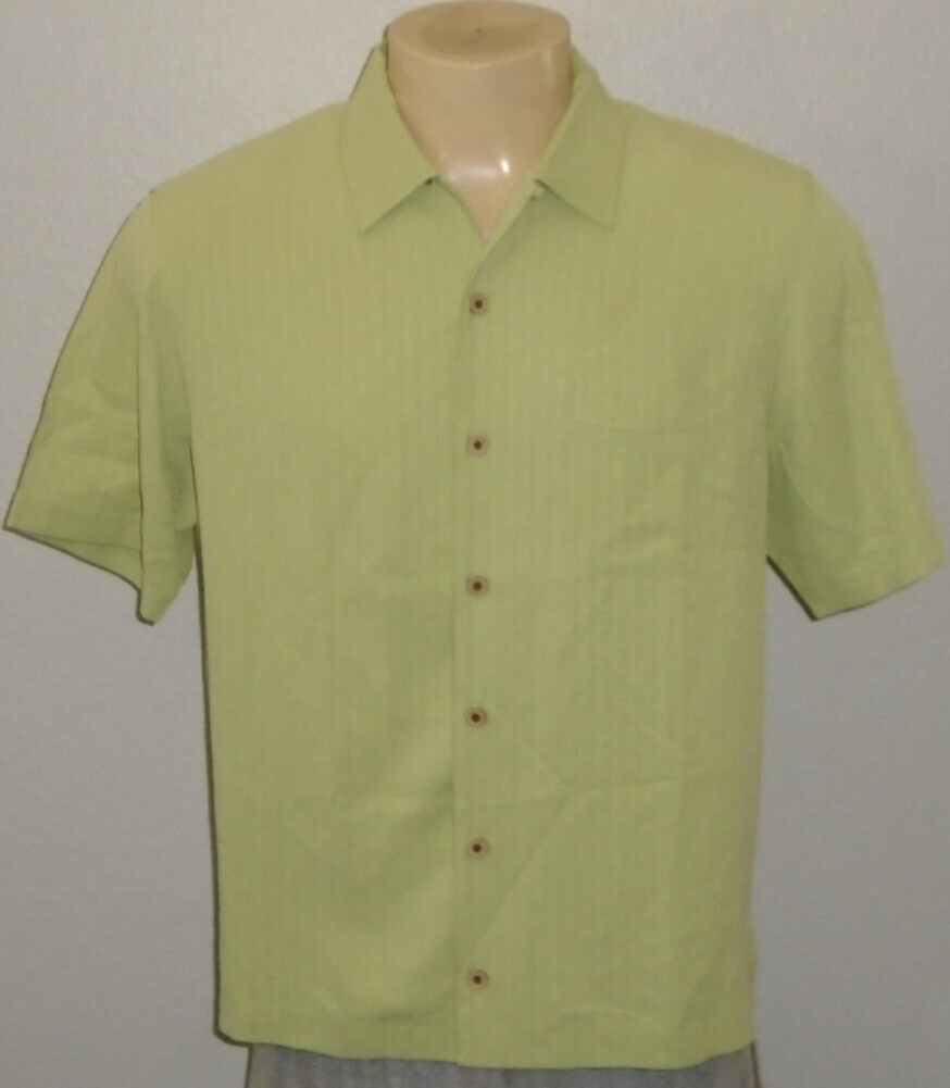 90s  Bahama s/s silk100% shirt 無地 90s Tommy Bahama s/s silk100% shirt 無地