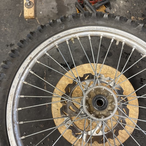 2004 04-06 SUZUKI RMZ250 (04-05 KX250F Front Wheel Rim Hub Tire Sprocket - Picture 3 of 16