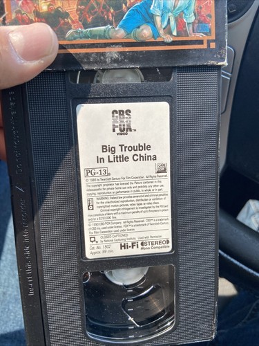 Big Trouble in Little China VHS! Classic Movie! Rare! - Picture 9 of 15