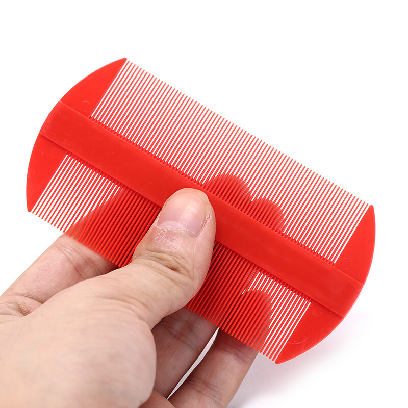 2Colors double sided heads lice comb hair combs head lice flea nits