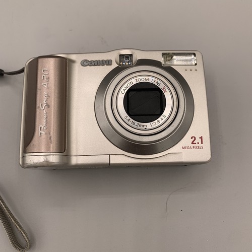 Canon PowerShot A20 2.1MP Digital Camera and ICON Case / Bag FOR PARTS ONLY - Picture 3 of 12