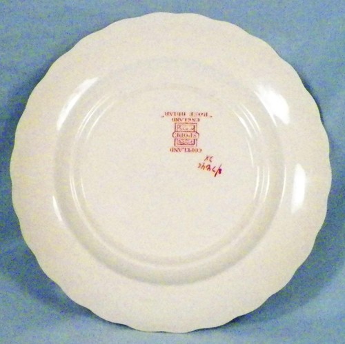2 Copeland Spode Rose Briar Bread Plates Chelsea Wicker Floral 2/7896 2 - Picture 5 of 6