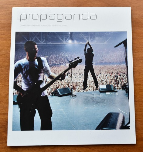 U2 Propaganda Fan Club Magazine Lot Of 3-2000 and 2002 - Picture 2 of 10